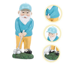 Load image into Gallery viewer, Mipcase Decorative Golfing Dwarf Ornament Resin Craft Miniature Gnome for Christmas Decor