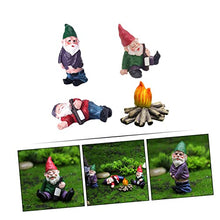 Load image into Gallery viewer, CIYODO Resin Dwarf Doll Garden Gnome Small Garden Ornaments Outdoor Decorations