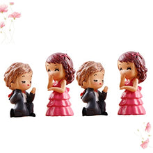 Load image into Gallery viewer, Hemobllo Resin Craft for Desktop Miniature Couples Adornment for Home and Office Decor