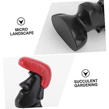 Load image into Gallery viewer, Yardwe 2 Pcs Succulent Landscaping Doll Toys Gnomes Fairy Garden Kit Mini Ornaments Miniatures Miniature Ornaments Decoration Action Figure Doll Toy Miniature Model Red