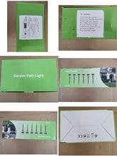 Load image into Gallery viewer, HELESIN Garden Lights Solar Powered, 6 Pack Solar Lights Outdoor Garden Waterproof (Warm White), 16.5IN LED Solar Pathway Lighting, Solar Powered Outdoor Light for Patio/Lawn/Landscape Decoration