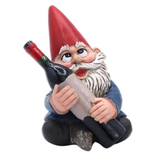 Load image into Gallery viewer, Candy Creations On Cloud 9 Bad Gnomes Drinking and Smoking, Set of 4 Naughty Lawn Dwarves, Funny Garden or Indoor Home Decor