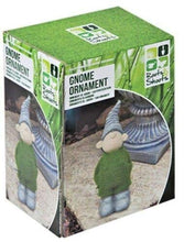 Load image into Gallery viewer, Roots & Shoots Gnome Ornament 17cm Resin & Flock Garden Outdoor Gift Present Grandad Dad Mum