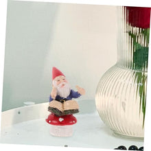 Load image into Gallery viewer, OUNONA 4pcs Music Band Gnome Sculpture Set Mini Gnome Figurines for Christmas Home Decor Tabletop Ornaments for Garden and Holiday Celebrations