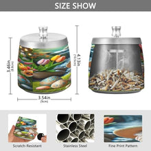 Load image into Gallery viewer, Easter Cute Gnome Cigarette Butt Collector, Covered Ashtray with Lid, Home Ash Tray