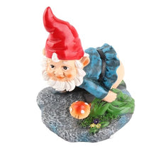 Load image into Gallery viewer, Ldafava Dwarf Resin Ornaments Cute Decorative Gnome Statue Durable Yard Decor for Home Garden Outdoor Resin Material 10x10.5x14cm