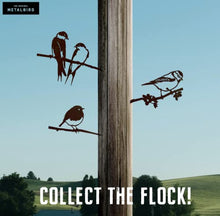 Load image into Gallery viewer, METALBIRD - Blue Tit - Outdoor Garden Ornaments in Corten Steel - Metal Art Proudly Made in Britain