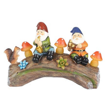 Load image into Gallery viewer, Solar Gnomes Decor for Outside - Solar Light-Up Garden Sculptures,Resin Squirrel Gnomes Figurine, Decorations with Solar Outdoor Lights for Holiday Housewarming