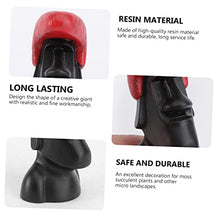 Load image into Gallery viewer, Mipcase 3pcs Miniature Hairdressing Action Figure Doll Toy for Garden Decoration Red Hair Style Ornaments for Landscape Gardening and Decor