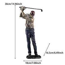 Load image into Gallery viewer, Bticx Golfer Statues, Luxury Character Figurine, Creative Modern Sport Statue Art Figurines, Nordic Crafts for Office Desk Living Room Home Decoration
