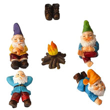Load image into Gallery viewer, Mipcase 3 Sets Resin Miniature Gnomes Gnome Yard Decorations Outdoor Quirky Garden Ornaments