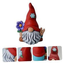 Load image into Gallery viewer, SUPVOX Garden Gnome Doll Figurine Decorative Home Ornament for Spaces Unique Boys and Girls and Friends Protective Sculpture against Evil and Misfortune