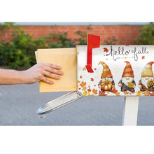 Load image into Gallery viewer, Zifmrtrwn Fall Mailbox Covers Autumn Gnome Letter Box Cove Magnetic Waterproof Mail Wraps for Outdoor Yard Garden Oversized Fall Mailbox Decor-21 x18