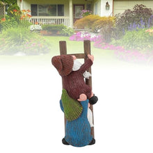 Load image into Gallery viewer, CDQL Garden Gnome Statue, Funny Gnome Figurine, Climbing Funny Gnome Garden Statue, Resins Ornament for Patio, Yard, Lawn, Porch