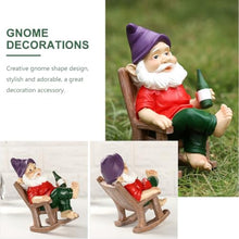 Load image into Gallery viewer, BESPORTBLE Garden Gnome Statue Lightweight Dwarf Ornaments Gnome Garden Ornaments