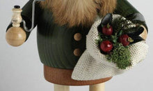 Load image into Gallery viewer, KWO Smoking Man Figurine, Wood Gnome, 20 cm