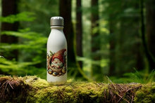 Load image into Gallery viewer, MAXIKIWI - Single Wall Water Drinking Bottle with Screw Cap, Non Insulated Lightweight Aluminium, BPA Free, Leak-Proof - Spring Garden Gnomes Theme 2-500ml