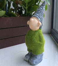 Load image into Gallery viewer, Roots & Shoots Gnome Ornament 17cm Resin & Flock Garden Outdoor Gift Present Grandad Dad Mum