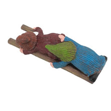 Load image into Gallery viewer, CDQL Garden Gnome Statue, Funny Gnome Figurine, Climbing Funny Gnome Garden Statue, Resins Ornament for Patio, Yard, Lawn, Porch