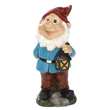 Load image into Gallery viewer, Happyyami Garden Gnomes Statue Resin Dwarf Ornament Resin Decoration for Fairy Garden Home Office Desktop Decor