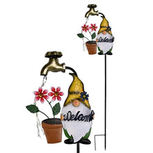 Load image into Gallery viewer, Solar Stake Lights Outdoor, Cartoon Gnome Solar Garden Stakes, Waterproof LED Landscape Lighting, Twinkling Garden Decoration, Winter Christmas Yard Lights, Backyard Walkway Lighting, Decorative Solar