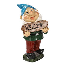 Load image into Gallery viewer, Funny Garden Gnome Statue, Garden Gnome Ornaments Outdoor, Resin Crafts Cartoon Dwarf Statue for Yard Lawn Decoration Gift