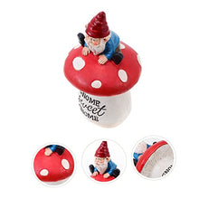 Load image into Gallery viewer, Happyyami Outdoor Gnome Doll Statue Resin Gnome Garden Ornaments Miniature Garden Decor Statue for