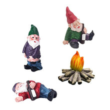 Load image into Gallery viewer, CIYODO Resin Dwarf Doll Garden Gnome Small Garden Ornaments Outdoor Decorations