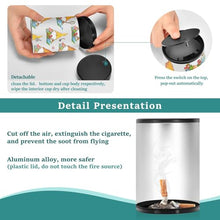 Load image into Gallery viewer, Cute Easter Gnomes Car Smoking Cup Smoke Free Ashtray Cup Portable Ash Tray Container, Big Ashtray Car