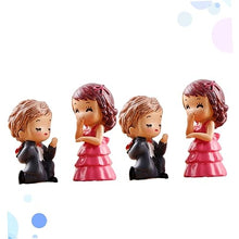 Load image into Gallery viewer, Hemobllo Resin Craft for Desktop Miniature Couples Adornment for Home and Office Decor