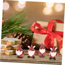 Load image into Gallery viewer, Toyvian 4pcs Outdoor Gnome Decor Resin Gnome Statues for Christmas Garden Decoration Durable Splashproof Festive Ornaments for Holiday Ambiance
