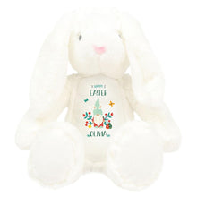 Load image into Gallery viewer, Pomchick - Personalised Happy Easter Gift Bunny with Name | 35 Cm | Easter Gnome| Baby Keepsakes | Gonk Teddy | Soft Plush Rabbit Toys Girl Boy 1st