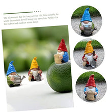 Load image into Gallery viewer, Happyyami 3pcs Resin Garden Gnome Statues Outdoor Fairy Garden Accessories for Yard Decor