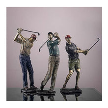 Load image into Gallery viewer, Bticx Golfer Statues, Luxury Character Figurine, Creative Modern Sport Statue Art Figurines, Nordic Crafts for Office Desk Living Room Home Decoration