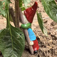 Load image into Gallery viewer, Resin Garden Gnomes, Dwarf Sculpture Statues, Resin Figurine, Cartoon Dwarf Garden Statues, Stair Climbing Dwarf, Cartoon Garden Gnomes for Patio Fence Garden Outdoor