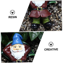Load image into Gallery viewer, Happyyami 6pcs Creative Resin Garden Gnome Ornament Set Grandad Garden Ornaments Gnome Statue Micro Landscape