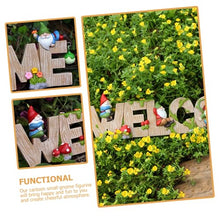 Load image into Gallery viewer, Happyyami Figurine Cute Outdoor Garden Decor for Patio and Lifelike Gnome Statue for Home Decoration and Creative Design for Welcoming Guests