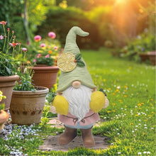 Load image into Gallery viewer, Lesser & Pavey Lemon Garden Gnome Figurines Statues For Home Decor | Ideal Ornaments Friendship Gifts For Women & Men | Lovely Table Centerpiece & Living Room Accessories