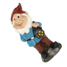 Load image into Gallery viewer, Toyvian 1pc Dwarf Design Resin Ornament Creative Desktop Garden Decor Adorable Gnome Statue for Home Office and Lawn Decoration for Family Friends