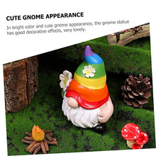 Load image into Gallery viewer, Cabilock Lovely Garden Gnome Figurine Adorable Outdoor Resin Statue for Garden Decor As Cute Ornament for Lawn and Patio