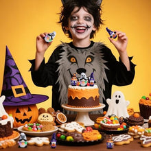 Load image into Gallery viewer, Watayo 30 Pcs Halloween Mini Gnome Ornaments, Halloween Decoration Miniature Gnomes Figurines, Pumpkin Ghost Gnomes Tiny Statue Figurines for Party Gifts Home Table Garden Landscape Decor