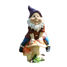 Load image into Gallery viewer, SUPVOX 1Pc Outdoor Garden Resin Dwarf Statue Decorative Gnome Figurine for Home and Patio Durable Design for Garden Ornamentation for Family