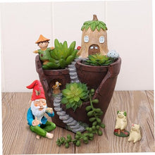 Load image into Gallery viewer, Statues, Garden Gnomes 6 Inch Christmas Ornaments Middle Finger Smoking Garden Gnomes Waterproof Resin Garden Gnome for Yard Patio, Lawn Garden Decorations and Gift