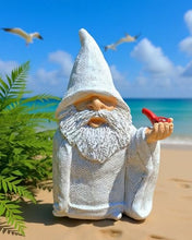 Load image into Gallery viewer, YYDGZG Funny Gnomes, 5.9in Pipe Naughty Gnomes Garden Statue Decor for Home Outdoor Patio Lawn Yard Halloween Housewarming Easter Gift (Statue C)