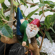 Load image into Gallery viewer, Mellshy Funny Gnomes Plant Pot Hanger Figurines Resin Hanging Gnomes Statue Planter Pot Decorations for Home Garden Patio Lawn Yard Ornaments