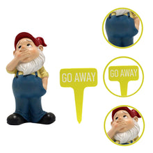 Load image into Gallery viewer, Yardwe 1set Small Gnome Figurine Garden Decor Resin Dwarf Statue for Lawn and Patio Cheerful Holiday Ornament for Home and Garden Decoration