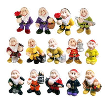 Load image into Gallery viewer, 14PCS Fairy Garden Gnome Statue Mini Dwarf Elf Resin Sculpture Potted Micro Landscape