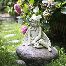 Load image into Gallery viewer, YTOOZ Sculpture Garden Elves, Fairy Flower Decoration Retro Nostalgia Statue Outdoor Garden Landscaping Lawn Decoration Ideas Gift