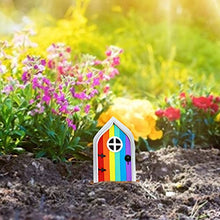 Load image into Gallery viewer, Mllkcao Garden Ornaments Outdoor Sale Large Rainbow Color Door and Window Pendant Crafts Outdoor Outdoor Courtyard Garden Tree Decoration