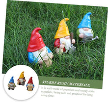 Load image into Gallery viewer, BESPORTBLE 3pcs Resin Gnome Statues Garden Gnomes for Decor Sculptures Ornaments for Garden Outdoor Indoor